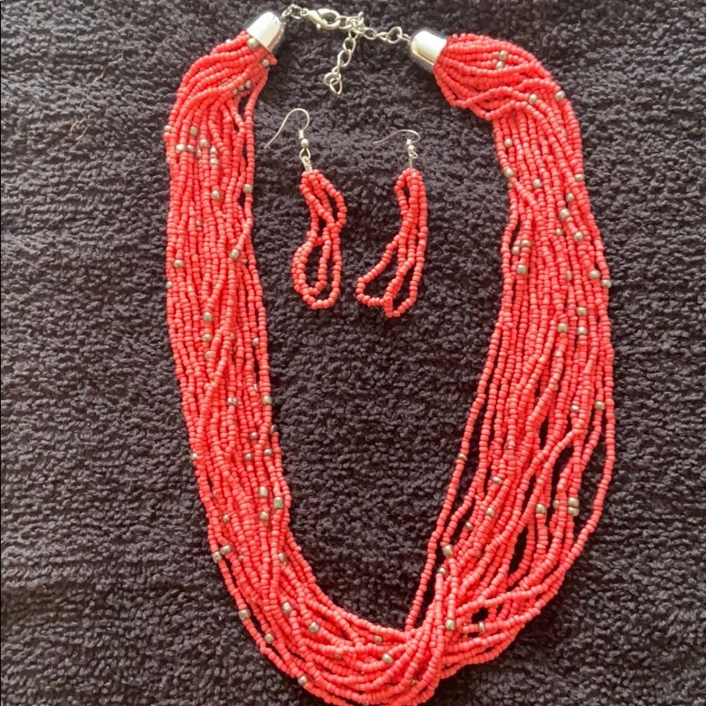 Pink necklace